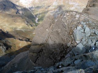 Curioso naso sulla parete nord del Rothorn