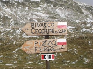 Cartelli con mete e tempi