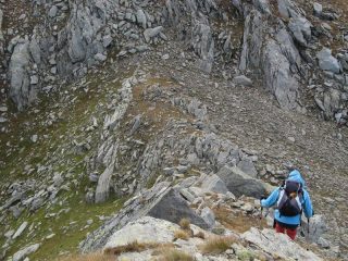 Scendendo al colle Artisöl dalla punta omonima