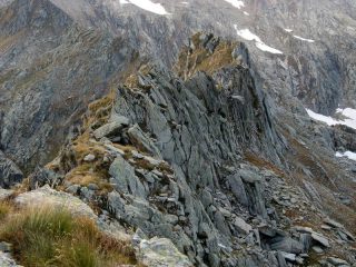 La cresta, da Punta del Mariasco