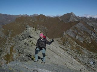 mauro a pochi metri dalla punta d'arlens