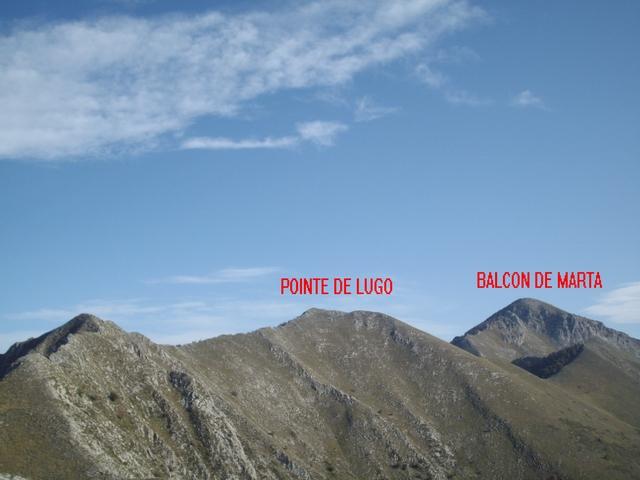 parte alta dalla Cime d'Anan