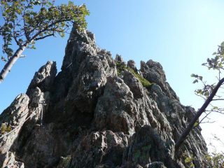 Tratto di cresta prima del ponte