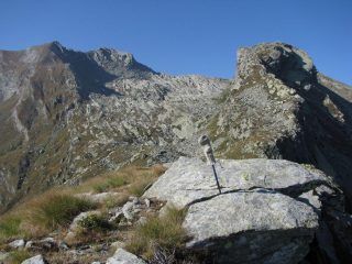 Cime Orientale e Centrale delle Chiose da Costa Candele