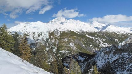 neve in valle Argentera: Querellet, Rognosa, ecc.