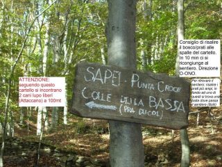 01 - Cartello alla partenza da Muande Soffietti