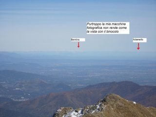 12 - Dalla cima, ...per capire cos'erano ho dovuto prendere l'atlante, sono il Bernina e l'Adamello