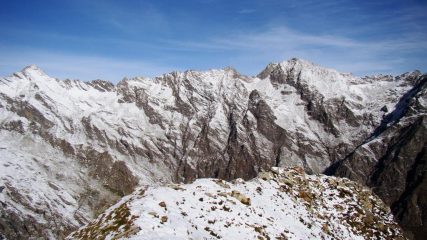 Dalla vetta verso la testata della valle....