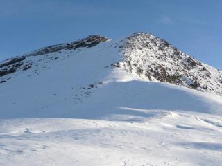 la cresta per l'anticima