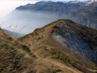 Mont de Ciarma e cresta di salita