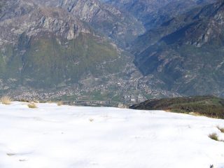la valle dalla cima