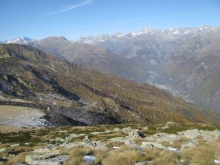 Dalla cima del Soglio, panorama sulla Valle dell'Orco
