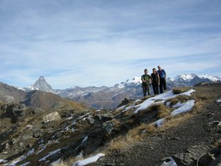 foto col cervino sullo sfondo