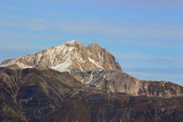 Teleobiettivo sul Corno Grande