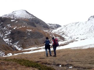 Studiando il percorso di salita