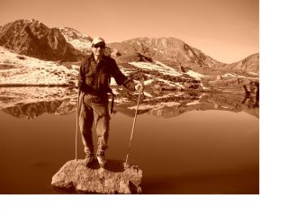In posa al Lago del Vallone