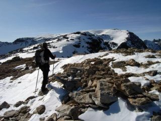 Dalla cima di Bard verso il Giusalet