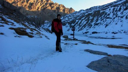 salendo nel Vallon du Chambeyron (1-11-2009)