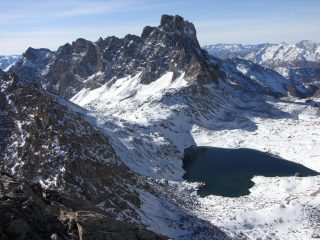 panorami dalla cima : Brec de Chambeyron e Lago dei Nove Colori (1-11-2009)