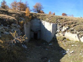L'ingresso sud dell'oera fortificata del Balcone di Marta