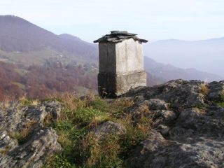 Pilone votivo sul Roc Sapai