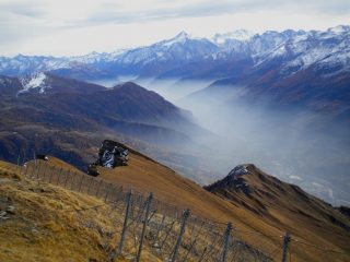 la testa di drumiana con la cresta di salita