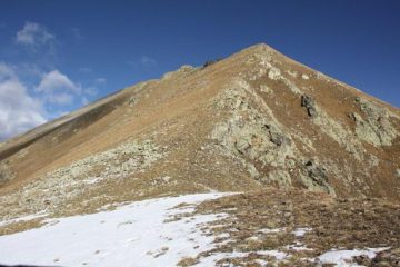 la cresta sud dal passo vallotta