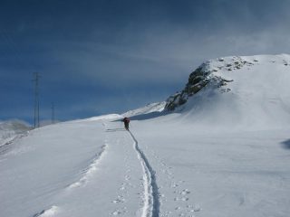 In salita