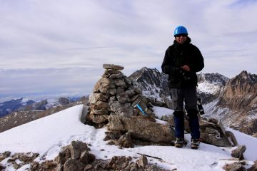Davide in vetta alla Cima di Fremamorta (7-11-2009)