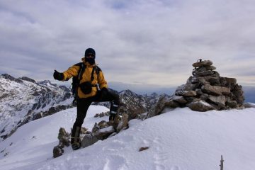Stelvio in vetta alla Cima di Fremamorta (7-11-2009)