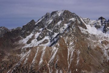 panorami dalla cima : Corno Stella e Massiccio dell'Argentera (7-11-2009)