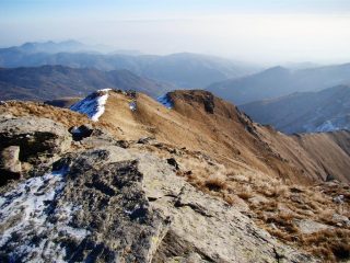 Il tratto finale di salita...