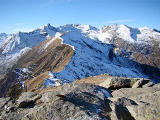 Scorcio verso la conca Cialancia....