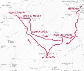 Arbella Uja Ingria anello percorso
