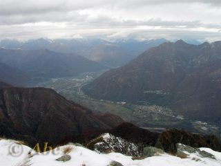 Vista verso la val d'Ossola