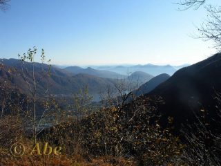 Vista verso i laghi
