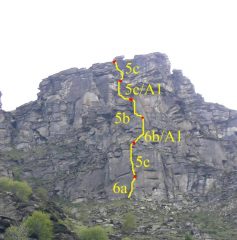 Il tracciato della via