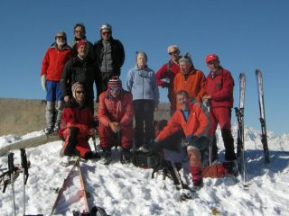 foto di gruppo in punta