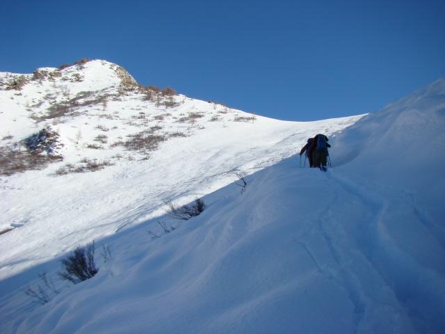 salendo alla dorsale