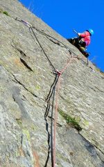 Block65 all'uscita della pancia di 6b+ del primo tiro