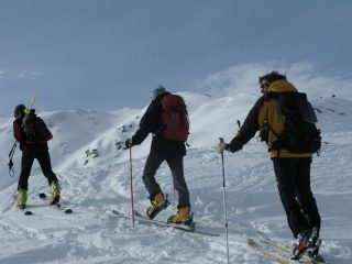In salita