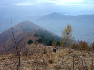 Scendendo verso il Monte Rosselli