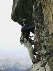 Block65 nel diedro di Medjekewis 6a+