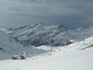 uno sguardo in basso verso il Gabiet