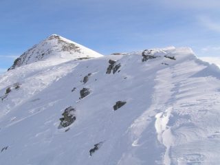 Cresta molto lavorato dal vento