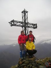 Assunta, Luigina e Walter in vetta