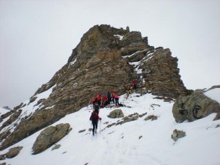 seconda volta in cima,arrivano le nuvole