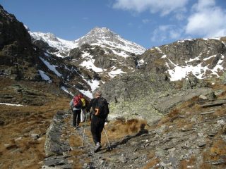 In salita verso il colle