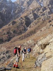 sul bel sentiero in salita