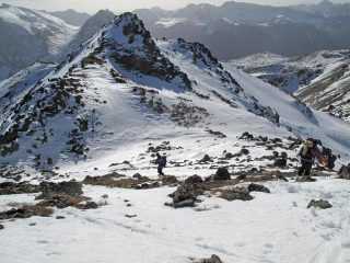 discesa a piedi